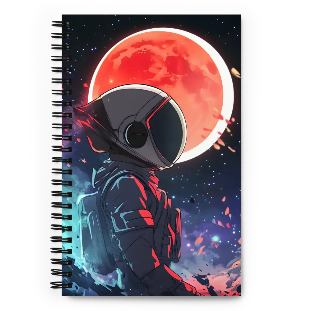 Celestial Voyage: The Dream of an Astronaut | Spiral Notebook