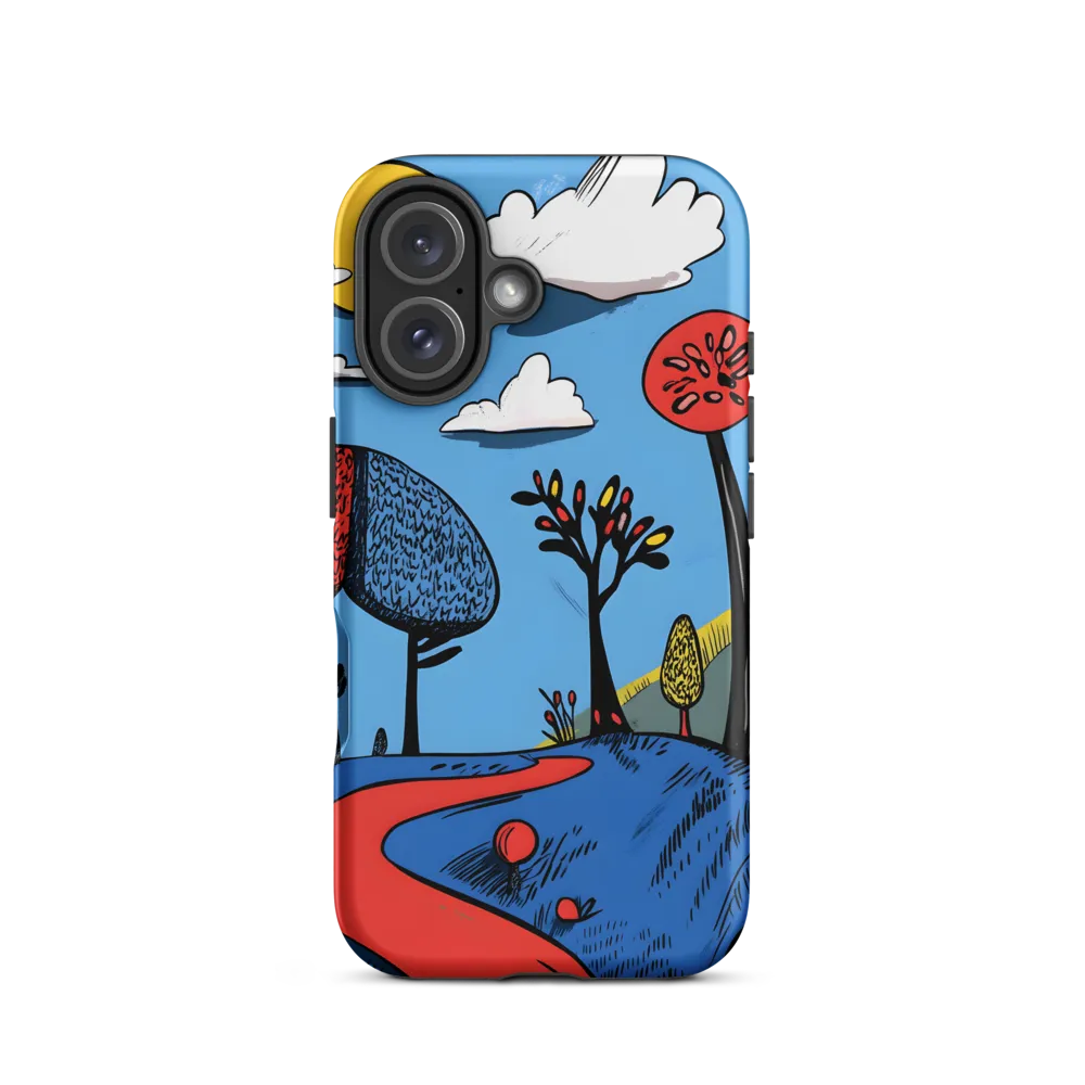 A Playful Journey Through Whimsical Woods | Phone Case |  16 | Tough Case | Matte