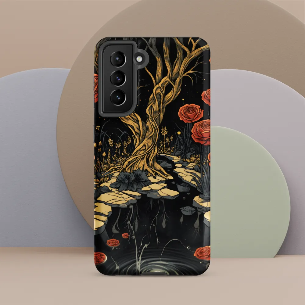 Whispers of the Enchanted Garden | Phone Case |  S21 | Tough Case | Matte