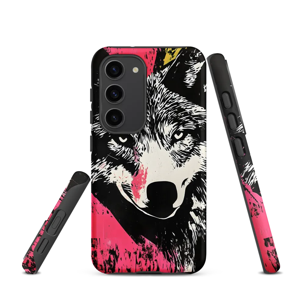 Intense Gaze of the Wolf