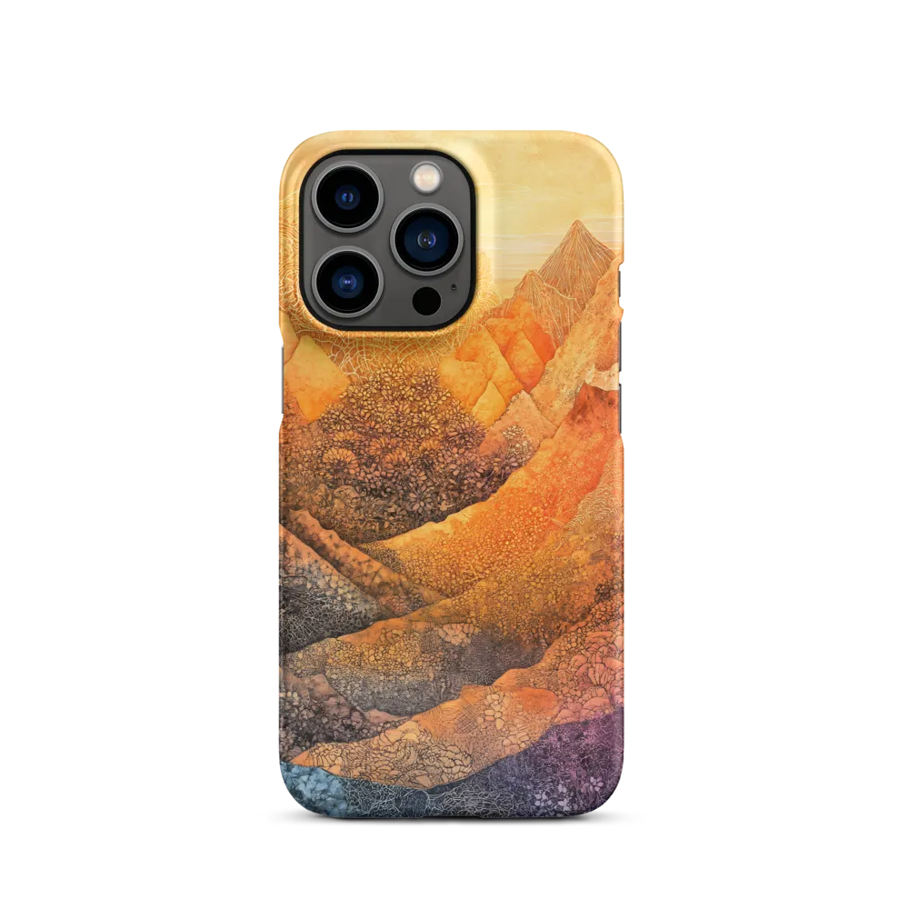 Serene Peaks of Color