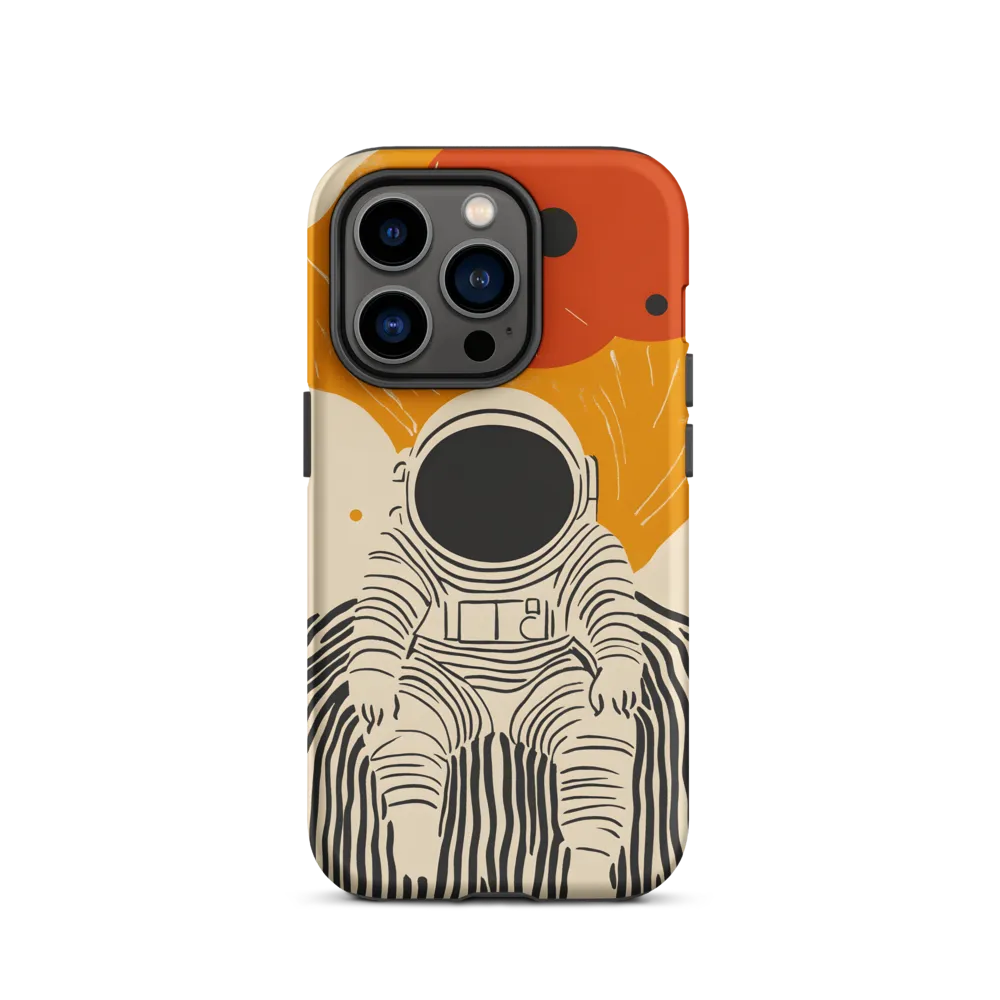 Astronaut in Cosmic Thoughts | Phone Case |  14 Pro | Tough Case | Matte