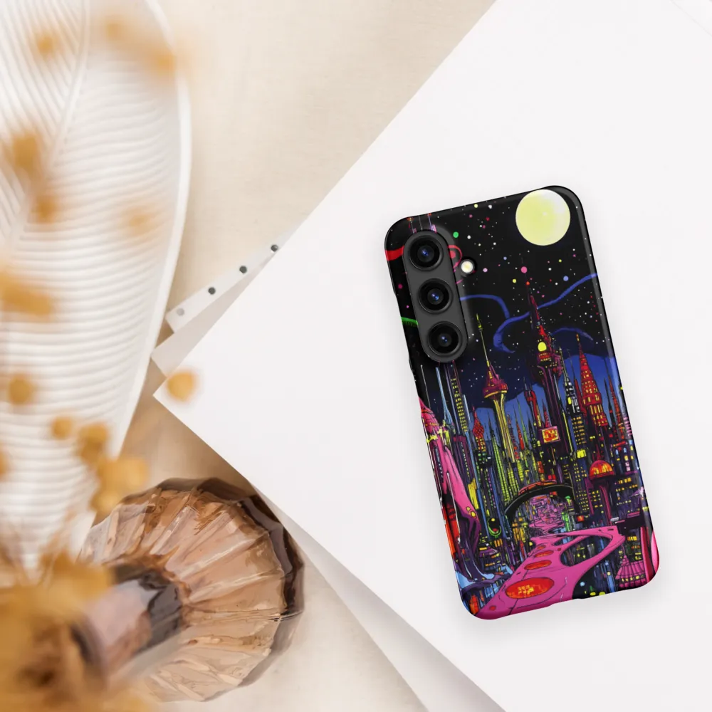 Neon Dreams of a Futuristic City