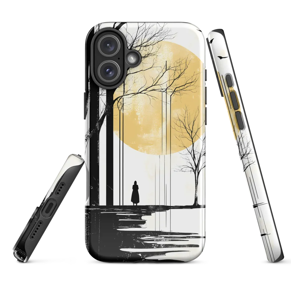 Solitude Under the Yellow Sun | Phone Case |  16 Plus | Tough Case | Glossy
