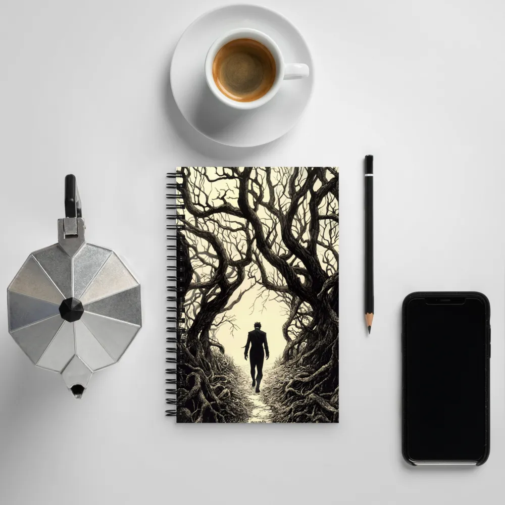 Through the Twisted Path | Spiral Notebook