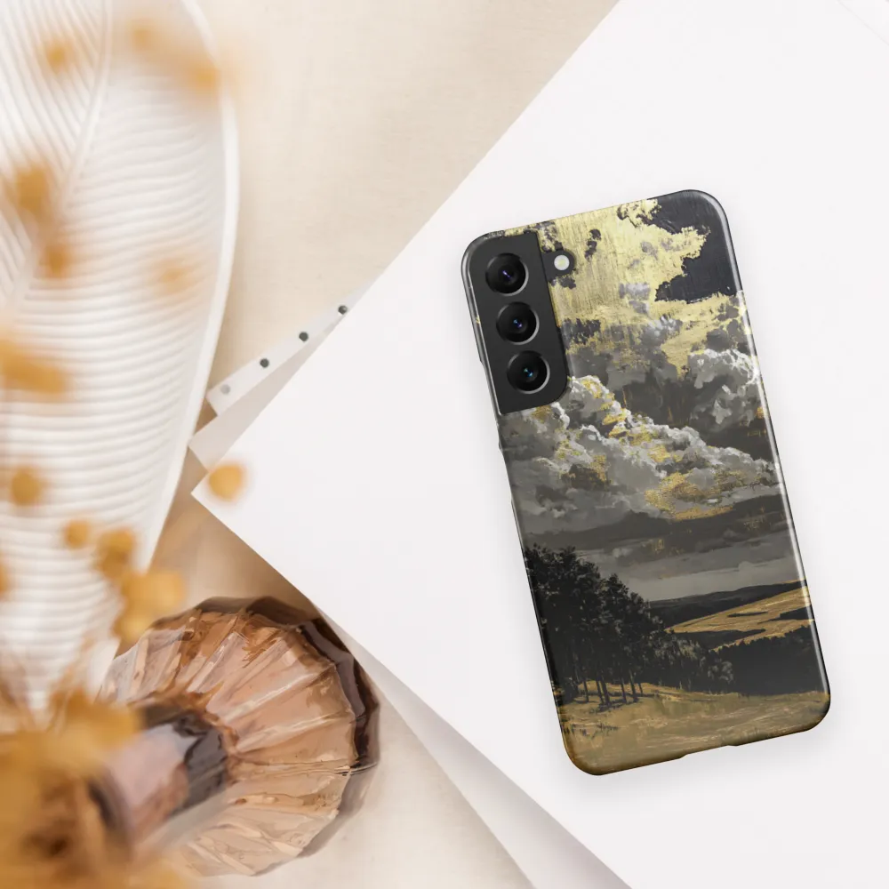 Golden Serenity in a Dramatic Sky | Phone Case |  S22 Plus | Snap Case | Glossy