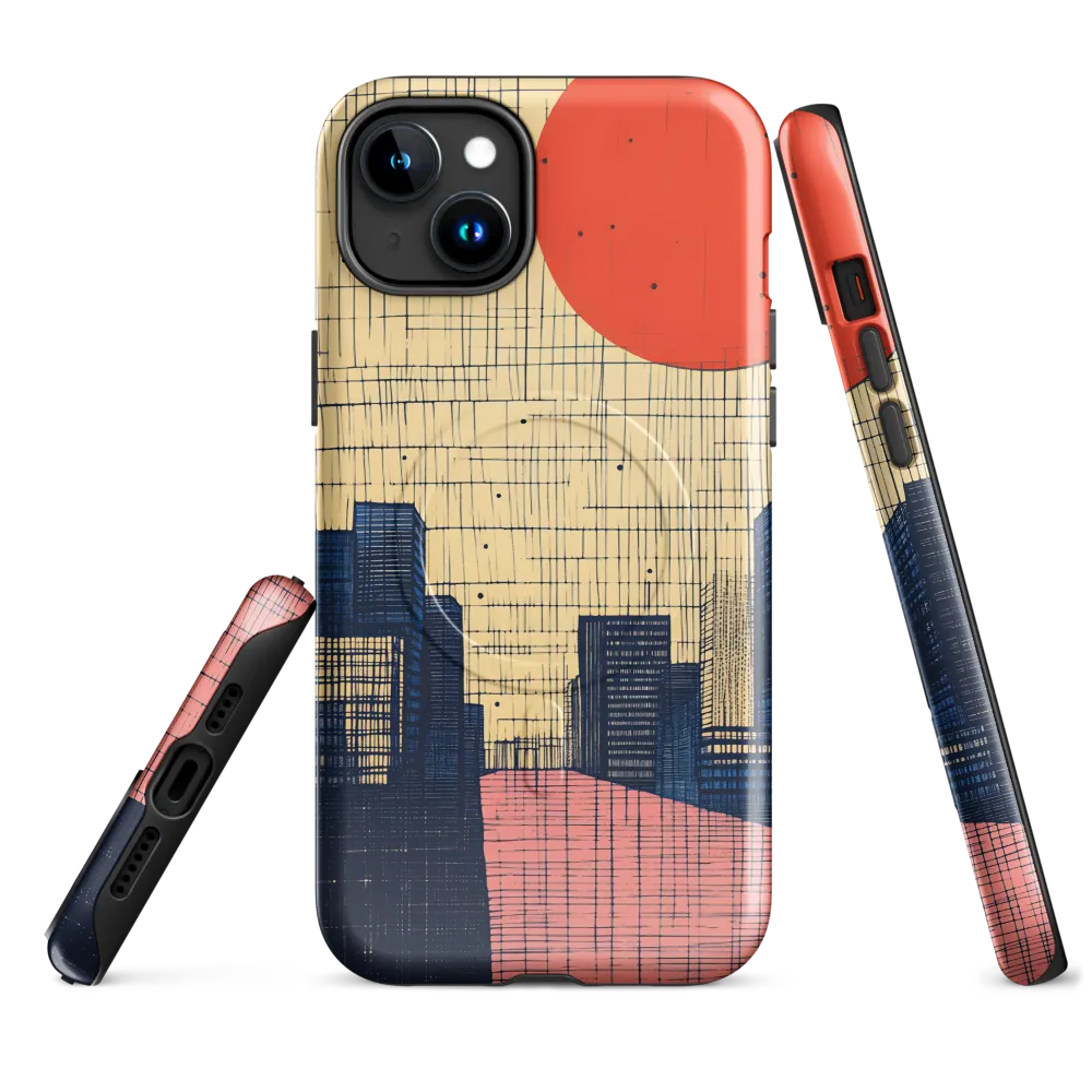 Urban Echoes: A Minimalist Cityscape