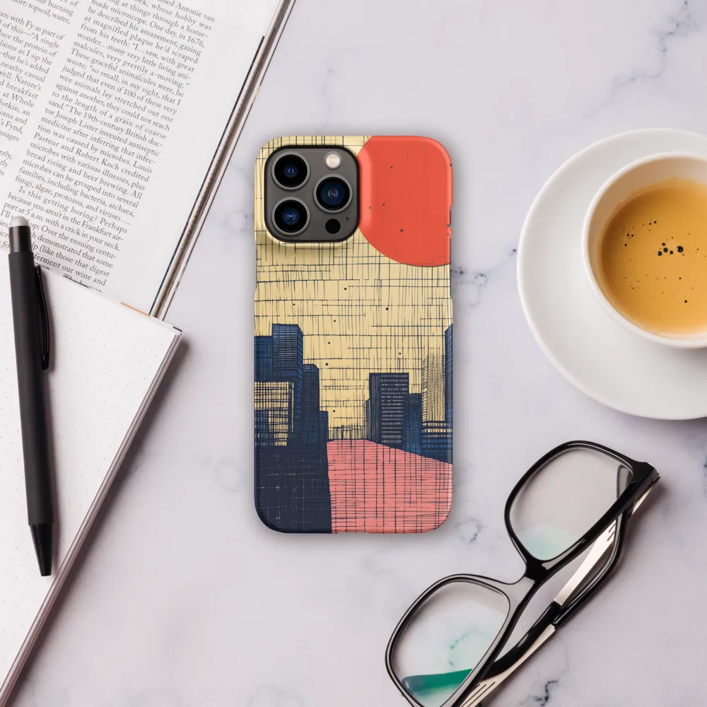 Urban Echoes: A Minimalist Cityscape