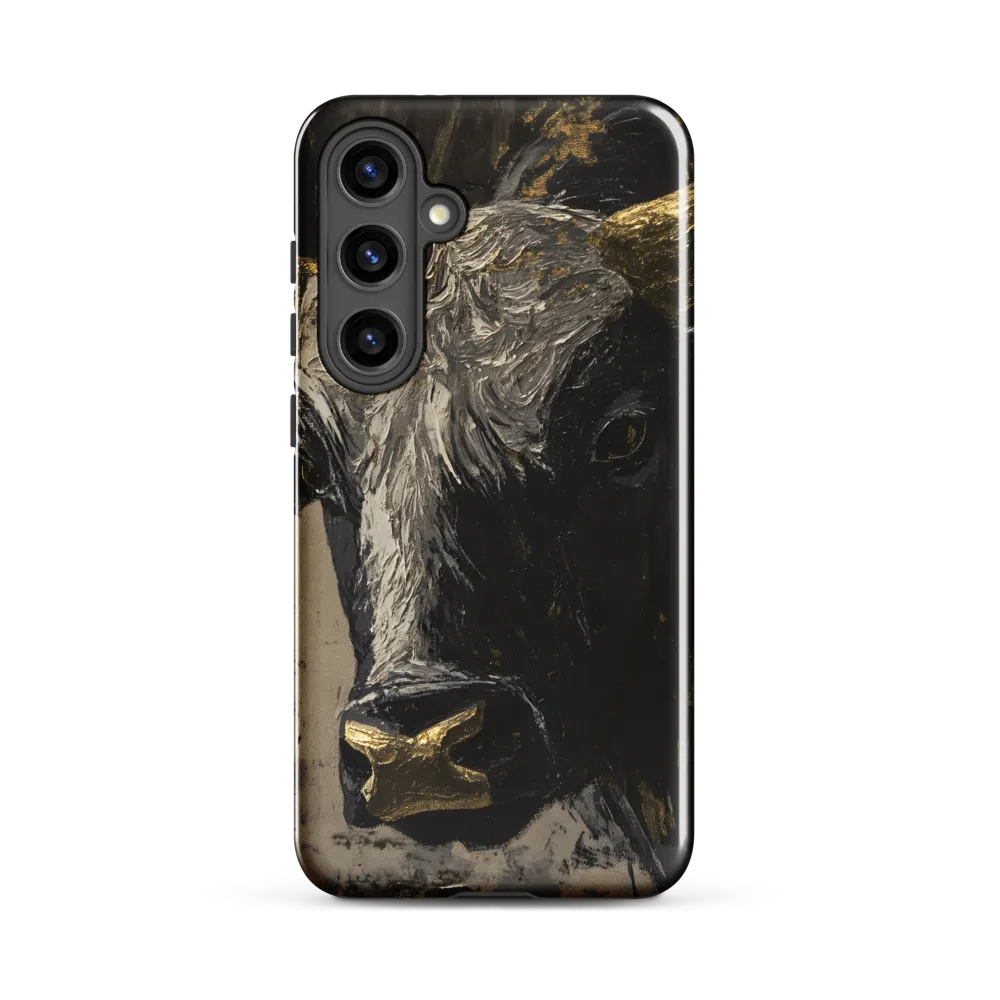 Majestic Bull: The Power in Black and Gold