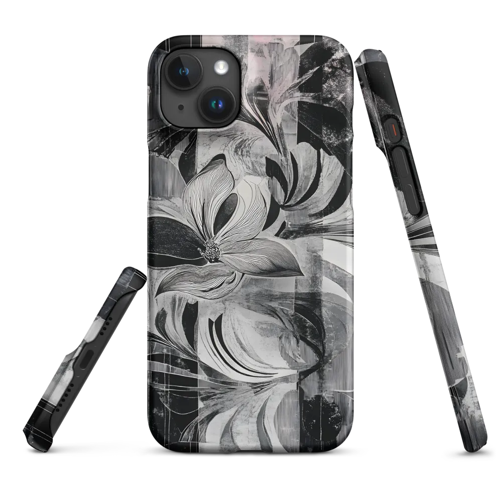 Floral Fusion in Monochrome