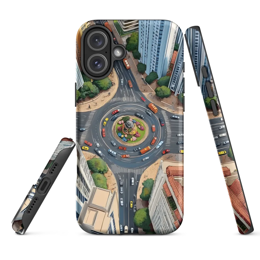 Urban Symphony: Aerial Vision of City Life