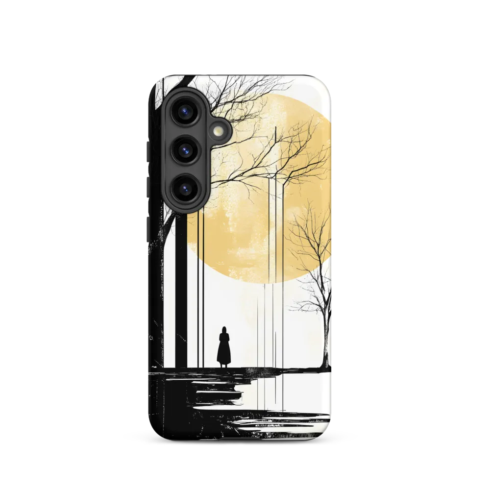 Solitude Under the Yellow Sun | Phone Case |  S24 | Tough Case | Matte