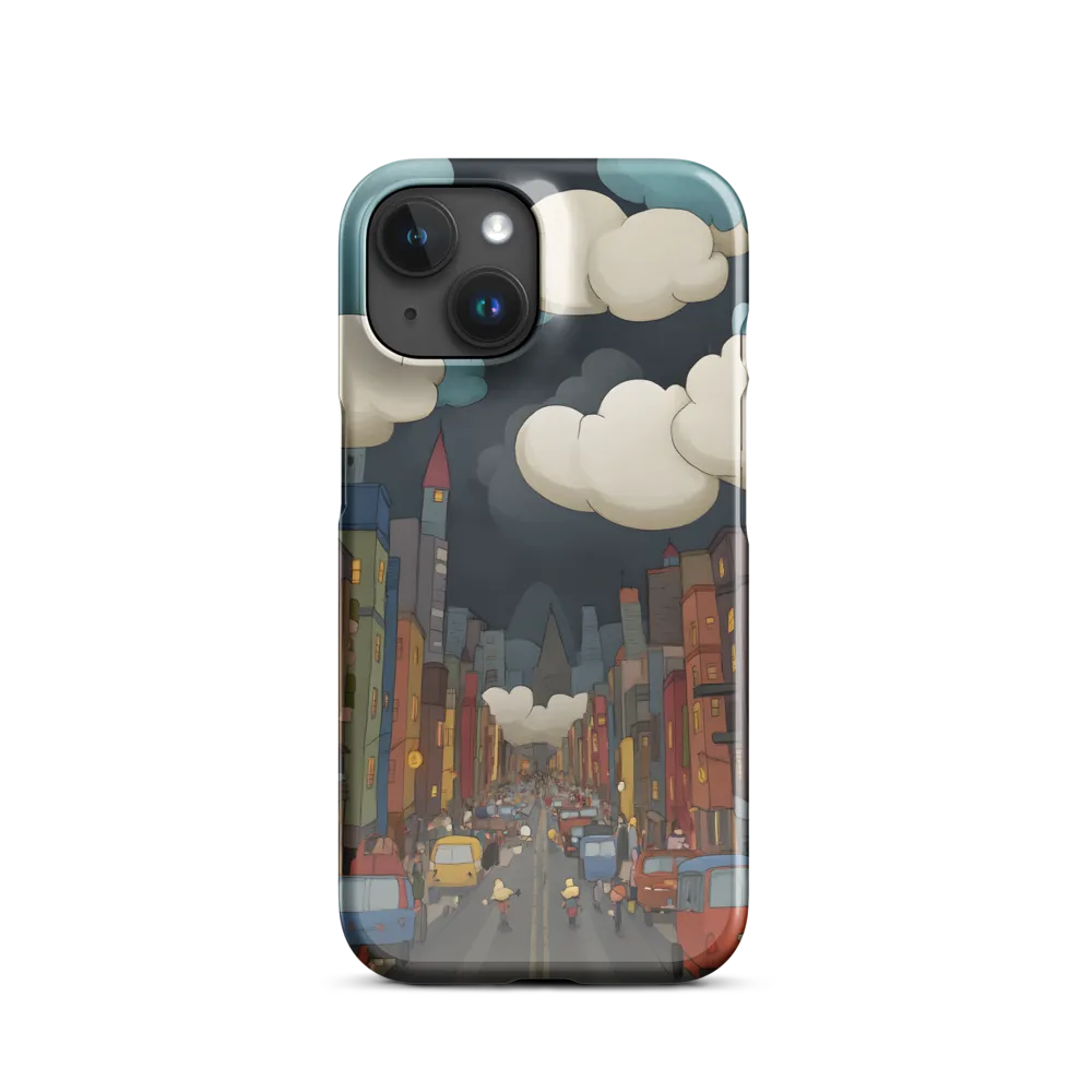 Urban Symphony: A City Awakens at Dusk | Phone Case |  15 | Snap Case | Glossy