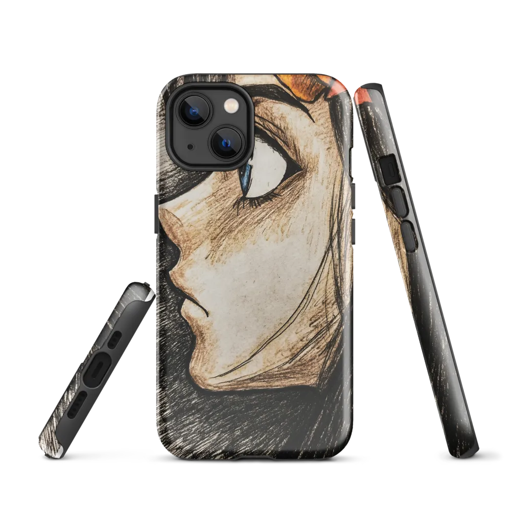 Reflections in Profile | Phone Case |  13 | Tough Case | Glossy