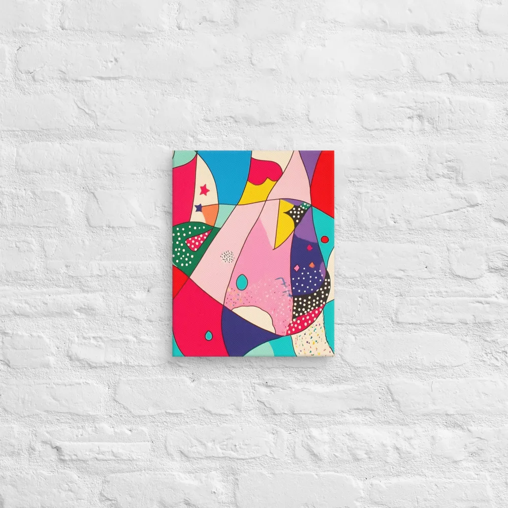 Playful Geometry in Color | Canvas | 11″×14″