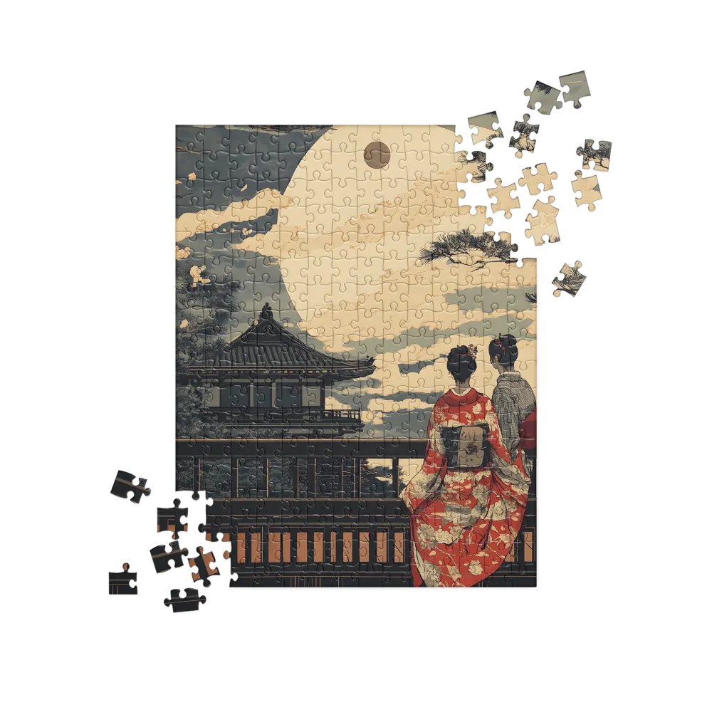 Under the Embrace of the Moon | Jigsaw Puzzle | 252/520 pieces