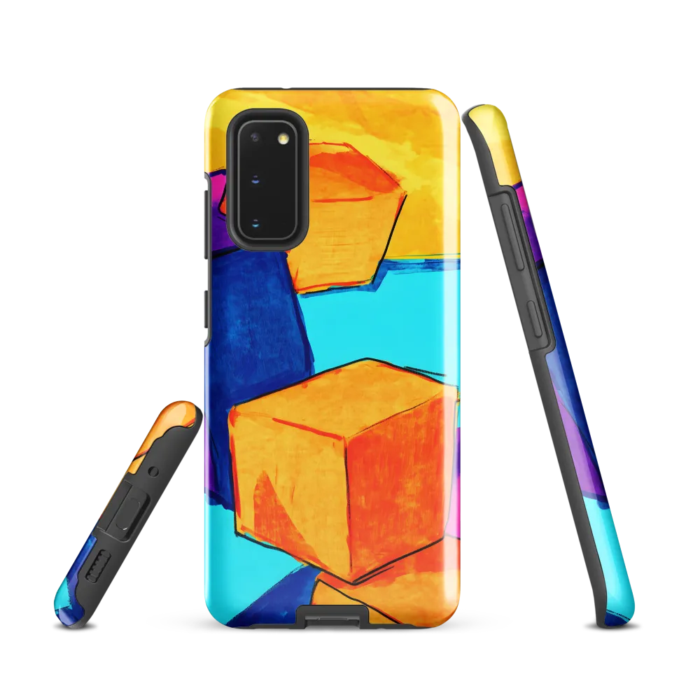 Playful Cubes in Vibrant Harmony