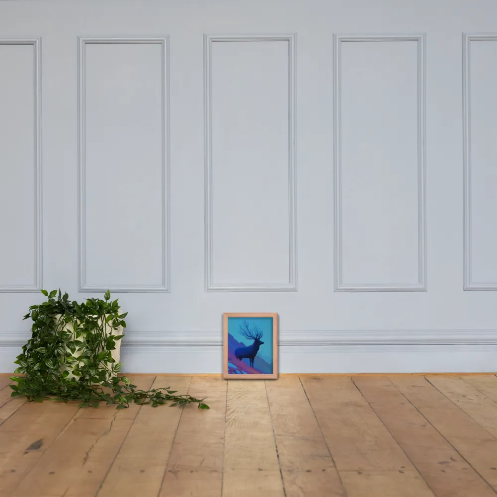 Ethereal Harmony | Poster with Red oak Frame | 8″×10″