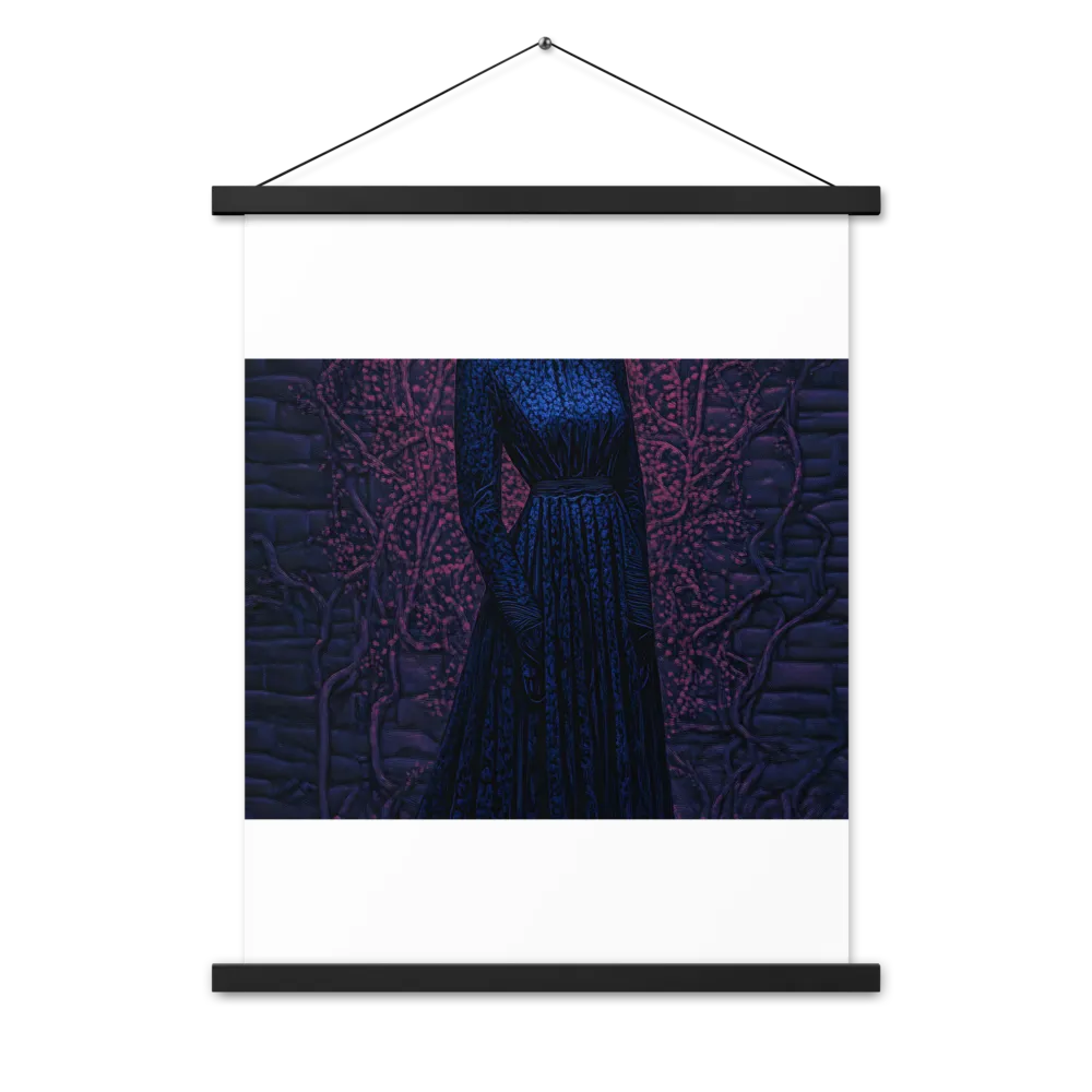 Veil of Enigma | Poster With Black Wood Hanger | 18″×24″