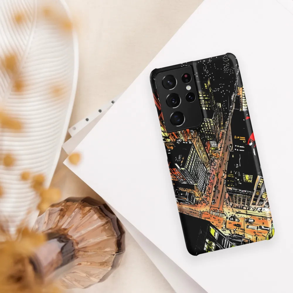 Urban Nightscape: A Bird's-eye View