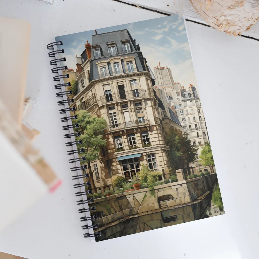 Reflections of Paris | Spiral Notebook