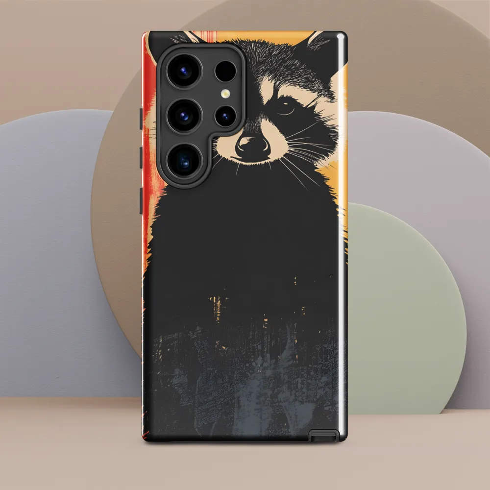Whimsical Raccoon Portrait