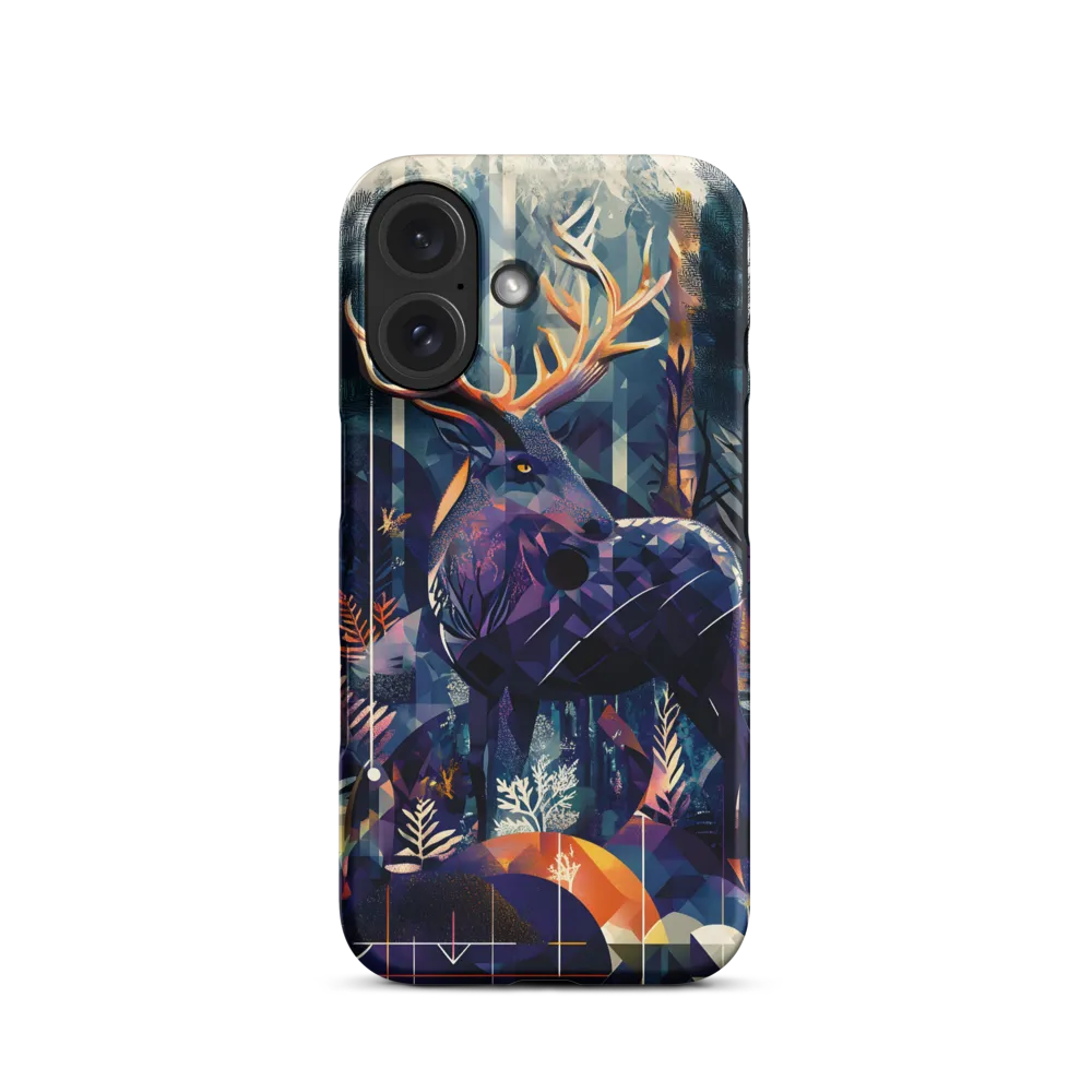 Majestic Serenity: A Geometric Forest Encounter