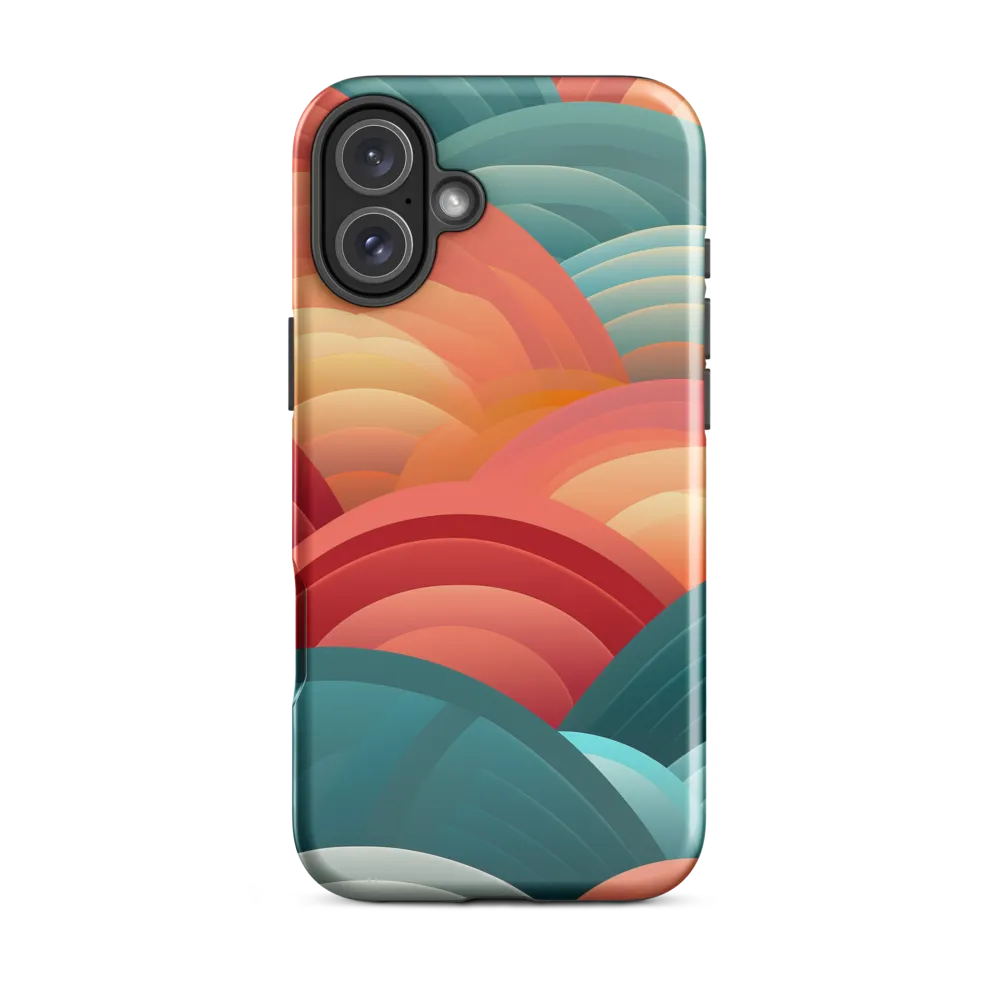 Rhythms of the Waves | Phone Case |  16 Plus | Tough Case | Glossy