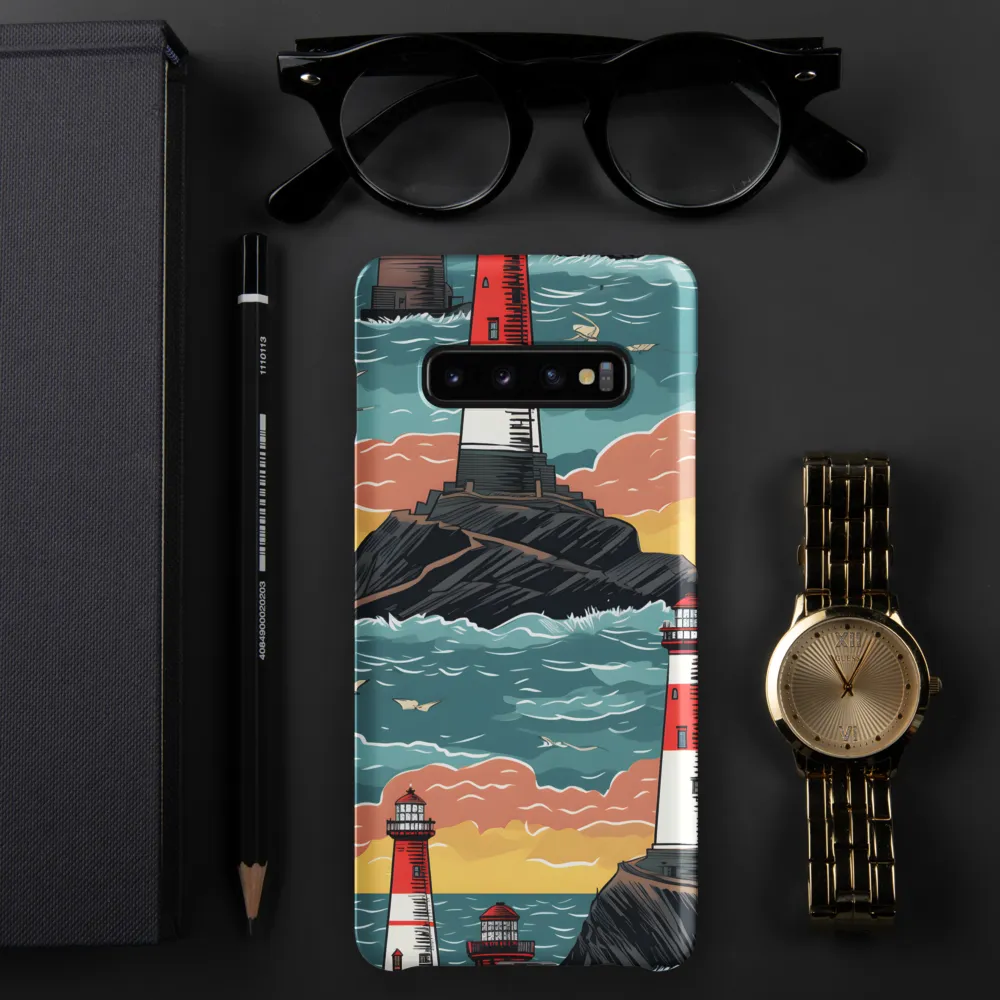 Lighthouses in a Whimsical Ocean