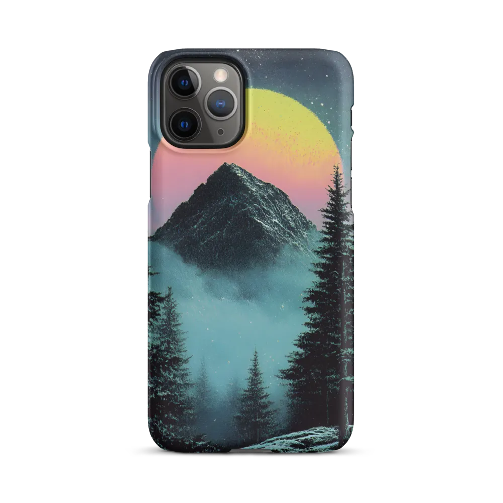 Ethereal Peaks Under Celestial Lights
