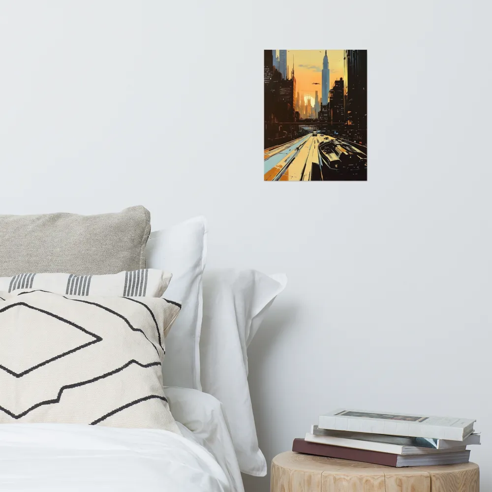 Metro Nexus: A Futuristic Cityscape | Poster | 11″×14″