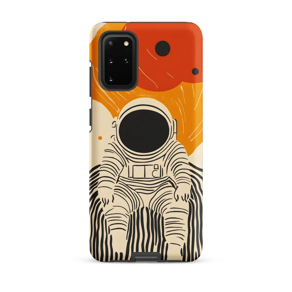 Astronaut in Cosmic Thoughts | Phone Case |  S20 Plus | Tough Case | Matte