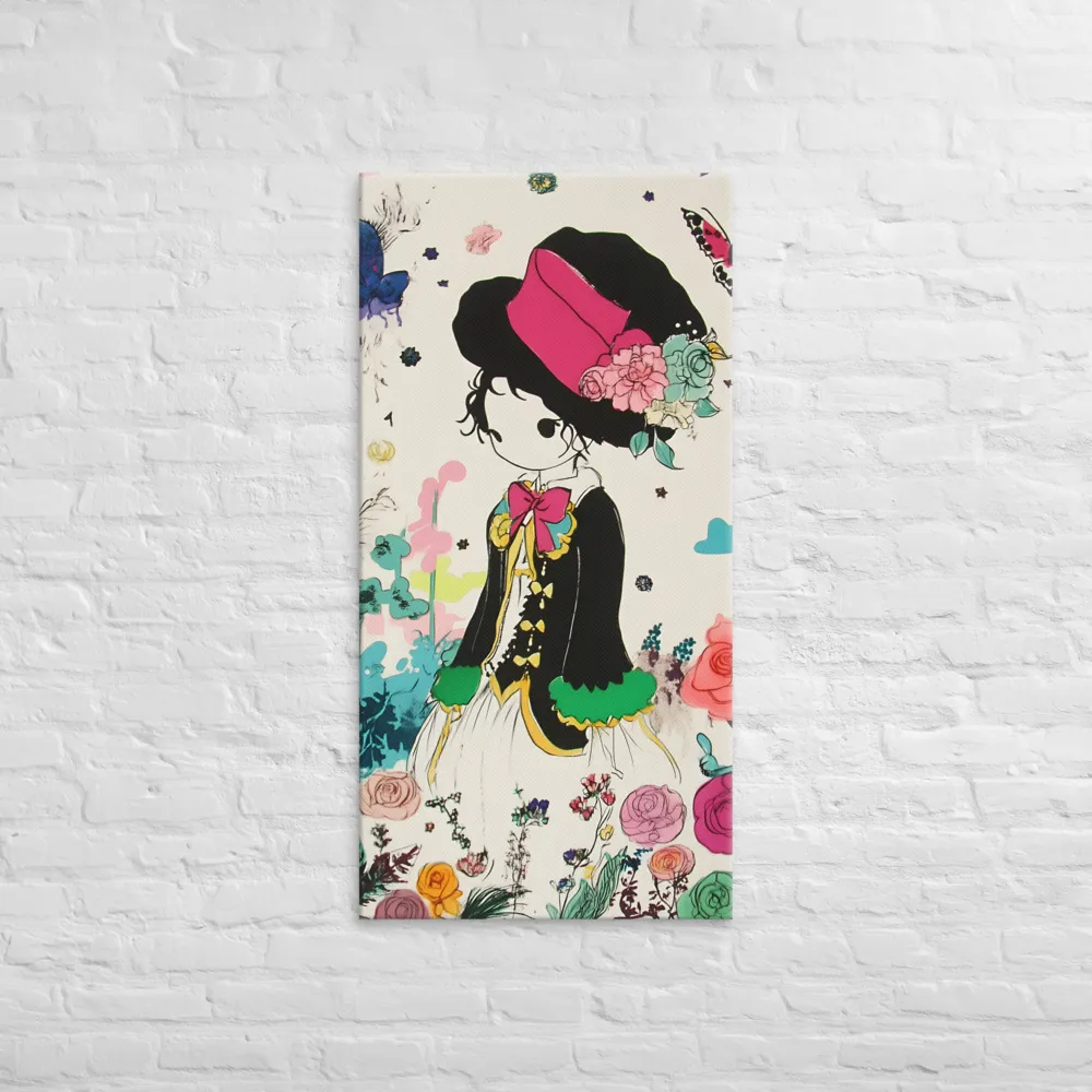 Whimsical Garden Reverie | Canvas | 24″×48″