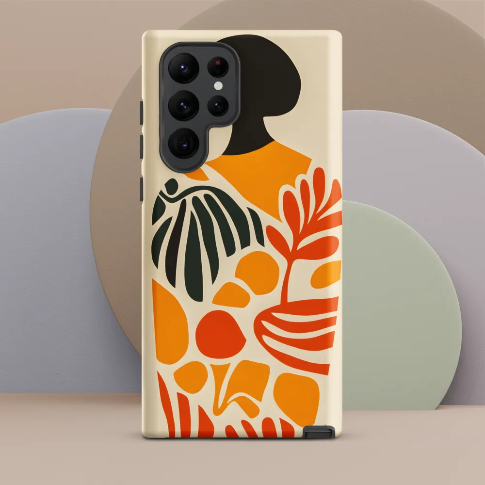 Silhouette with Botanical Cutouts