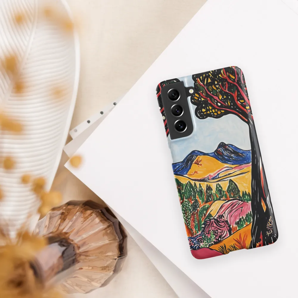 Vibrant Nature's Embrace | Phone Case |  S21 FE | Snap Case | Matte