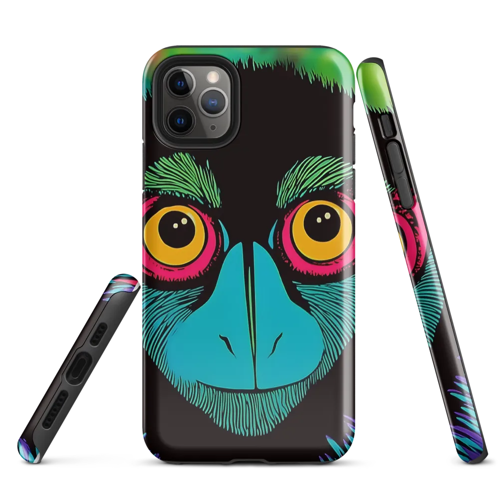 Whimsical Monkey Reflection | Phone Case |  11 Pro Max | Tough Case | Glossy