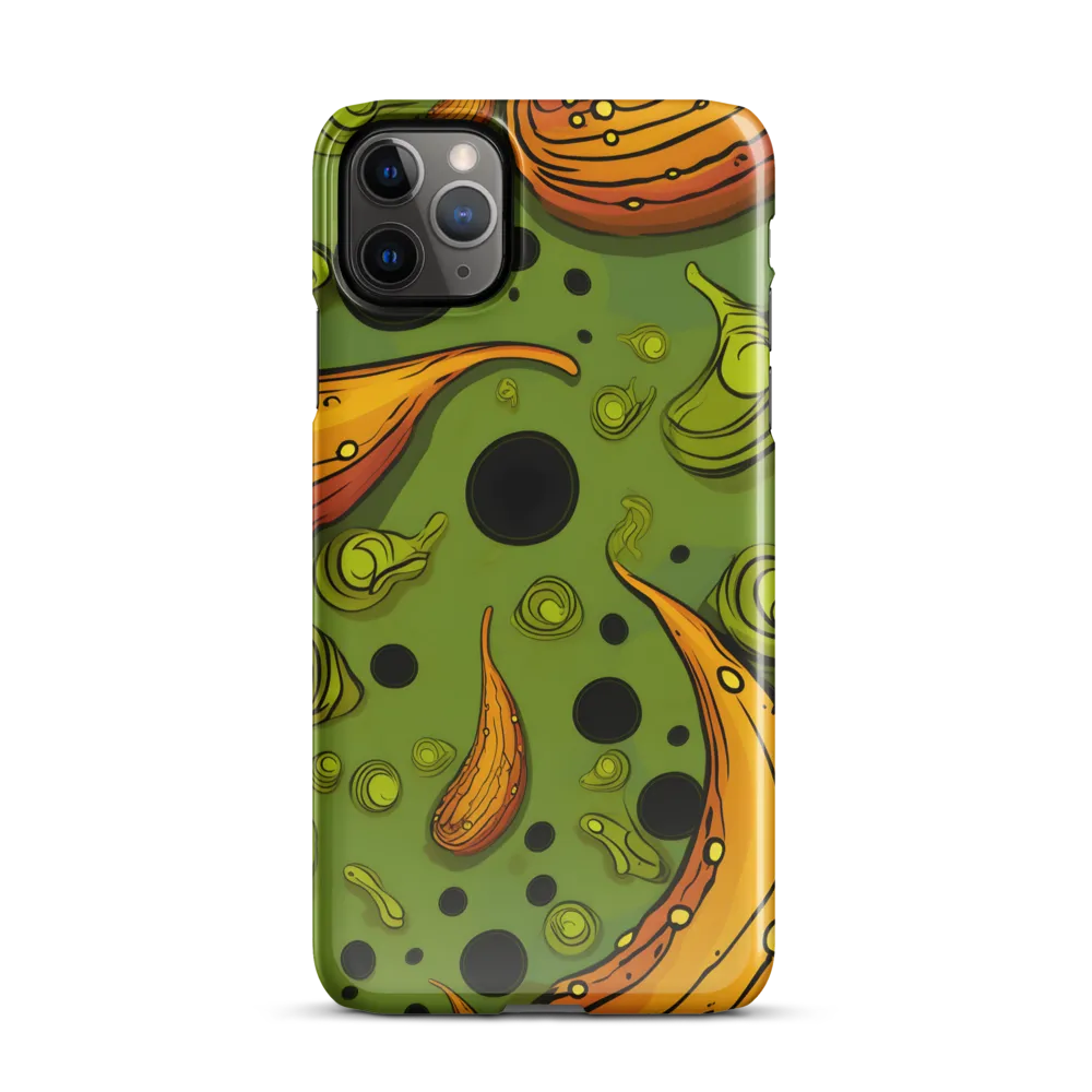 Whimsical Organic Patterns | Phone Case |  11 Pro Max | Snap Case | Glossy