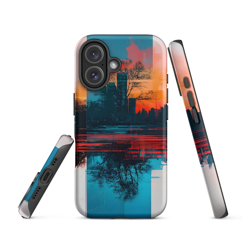 Reflections of Urban Serenity | Phone Case |  16 | Tough Case | Matte