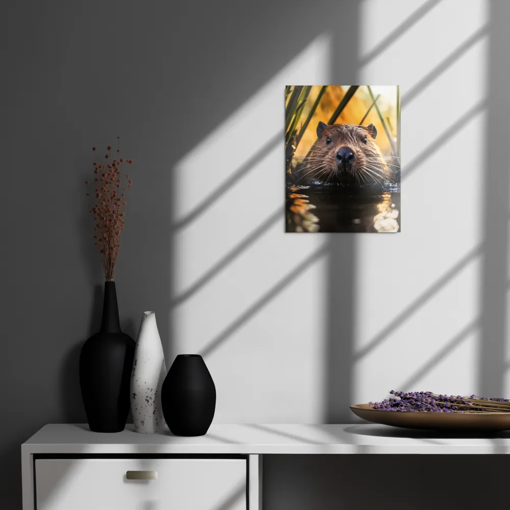 Beaver Serenity: A Natural Portrait