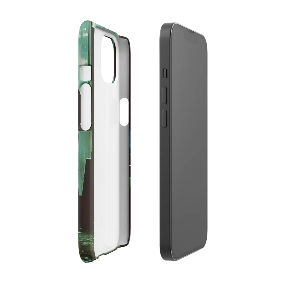 Silent Contemplation in a Futuristic Dystopia | Phone Case |  13 | Snap Case | Glossy