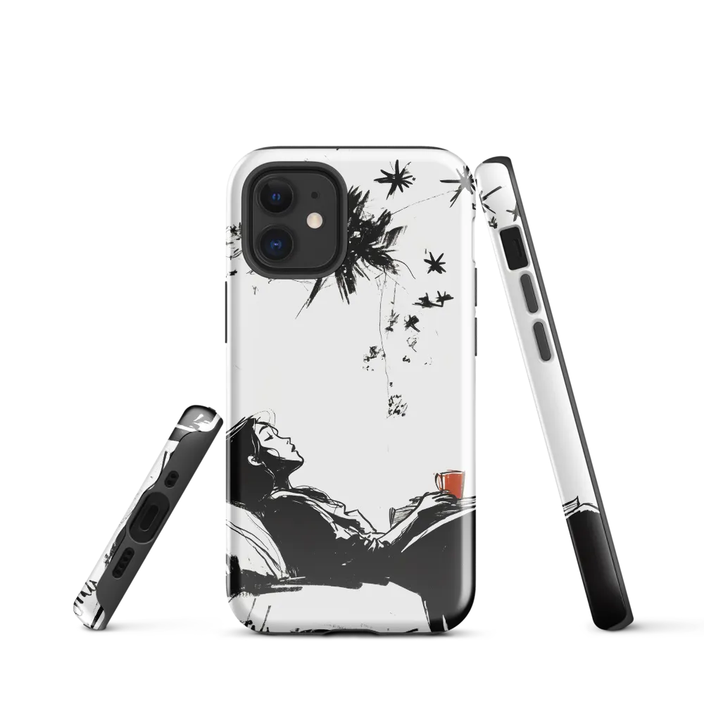 Contemplative Serenity | Phone Case |  12 mini | Tough Case | Glossy