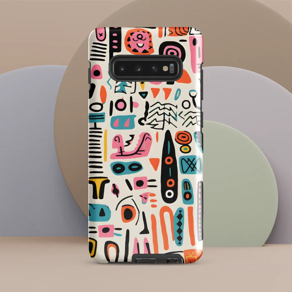 Kaleidoscope of Shapes | Phone Case |  S10 Plus | Tough Case | Glossy