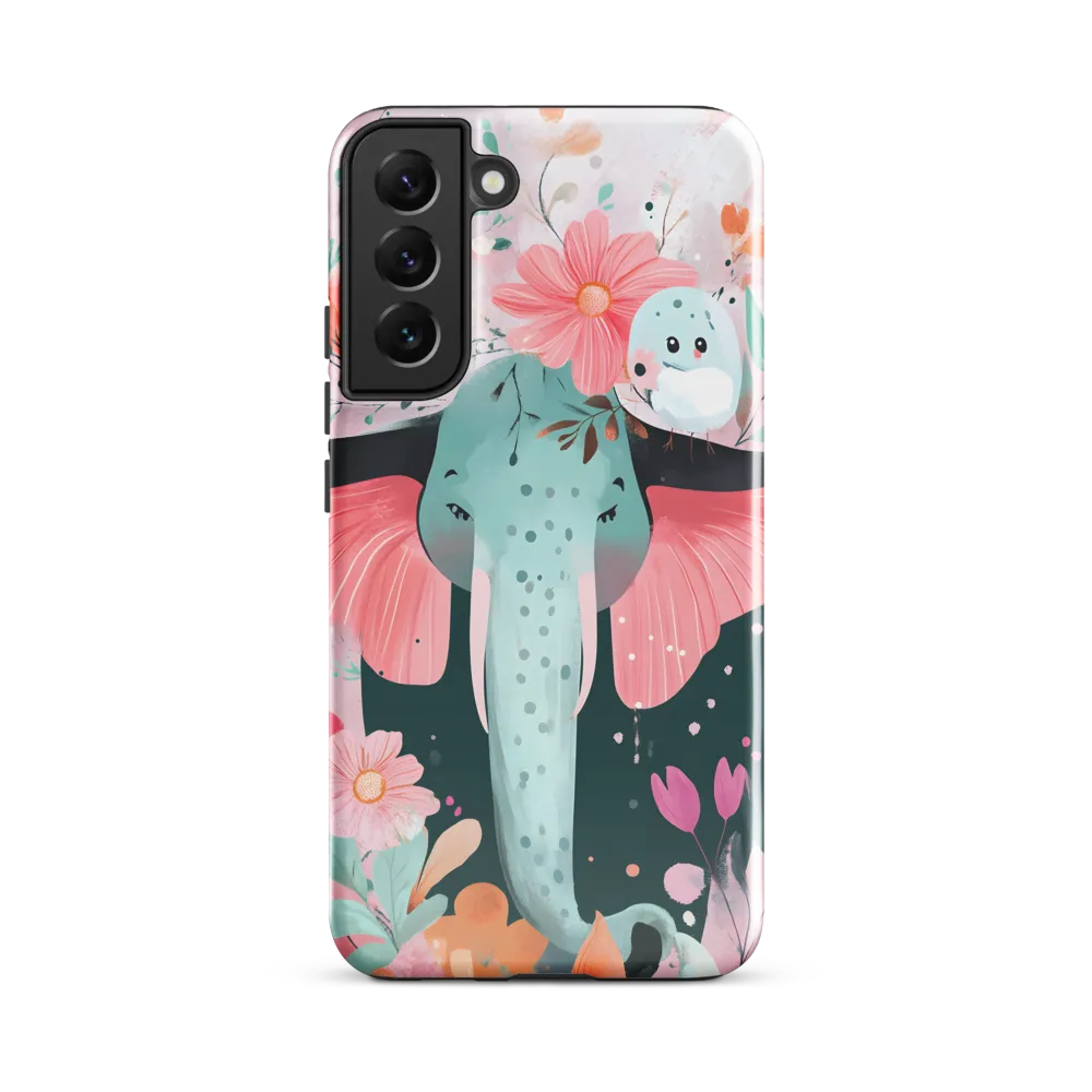 Whimsical Elephant in Bloom