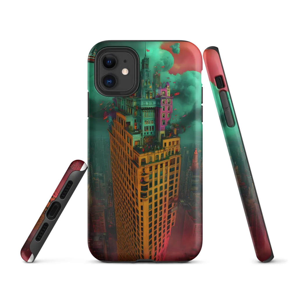 Architectural Dreams: A Surreal Cityscape | Phone Case |  11 | Tough Case | Matte