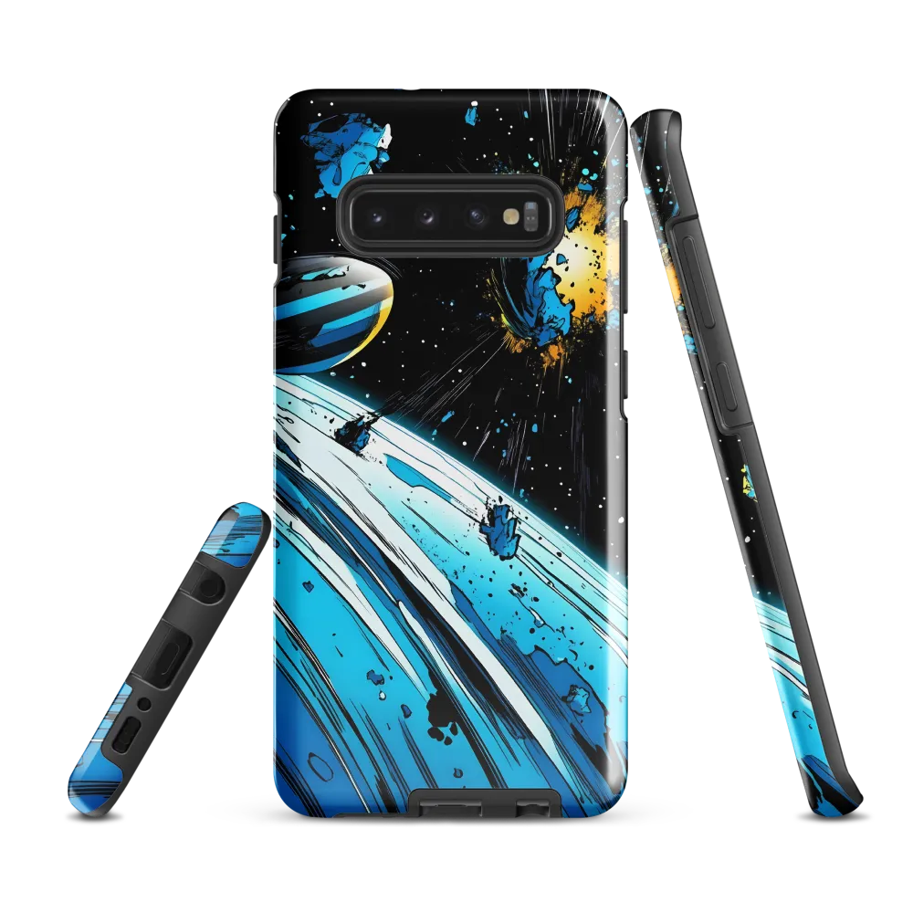 Cosmic Collision | Phone Case |  S10 Plus | Tough Case | Glossy