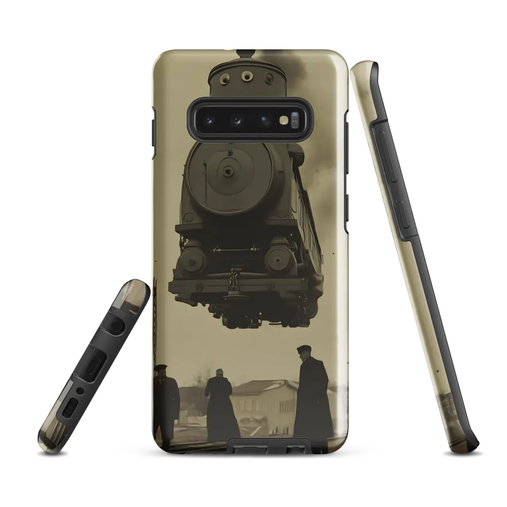 Suspended Reality: The Hovering Locomotive | Phone Case |  S10 Plus | Tough Case | Glossy