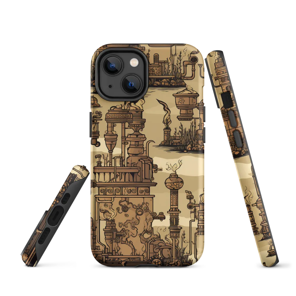 Whimsical Industrial Landscape