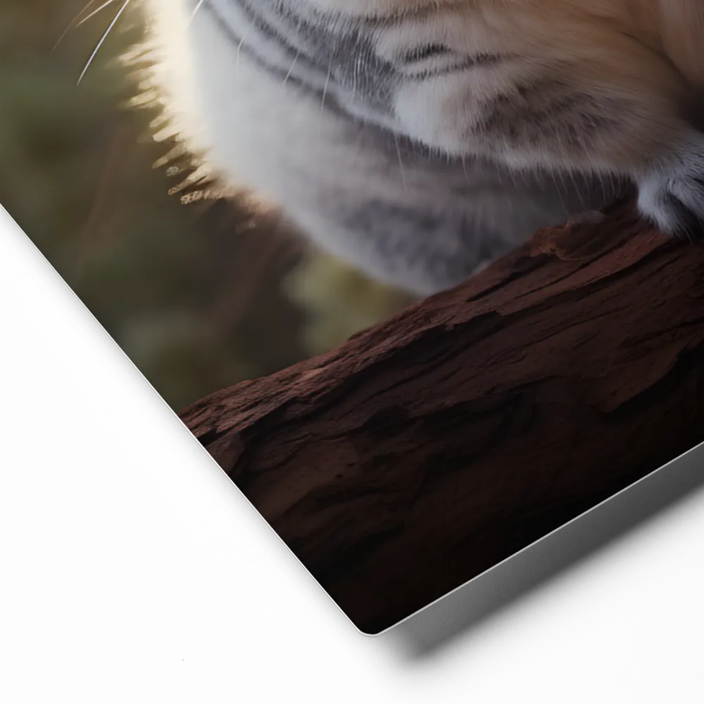 Curious Chinchilla in the Forest