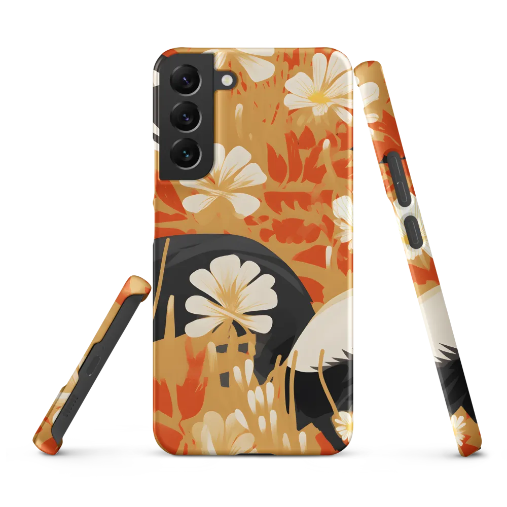 Whimsical Badgers in Bloom