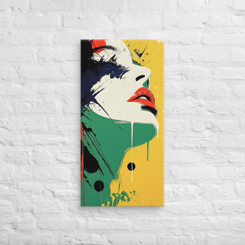 Bold Reflections: A Pop Art Portrait | Canvas | 16″×32″